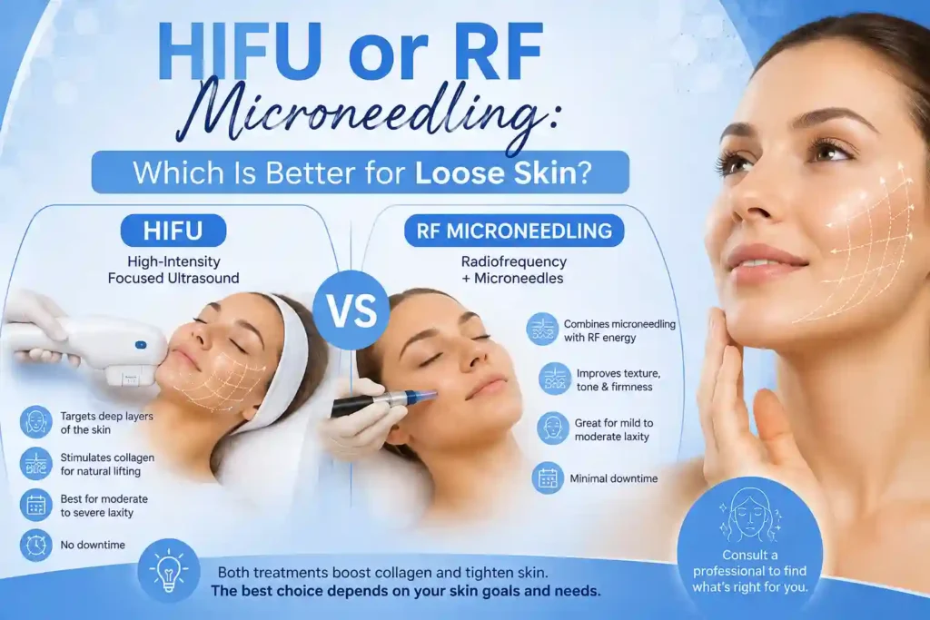 Lost the Weight but Not the Loose Skin? What You Should Know 2 HIFU or RF Microneedling: Which Is Better for Loose Skin Staffordshire?